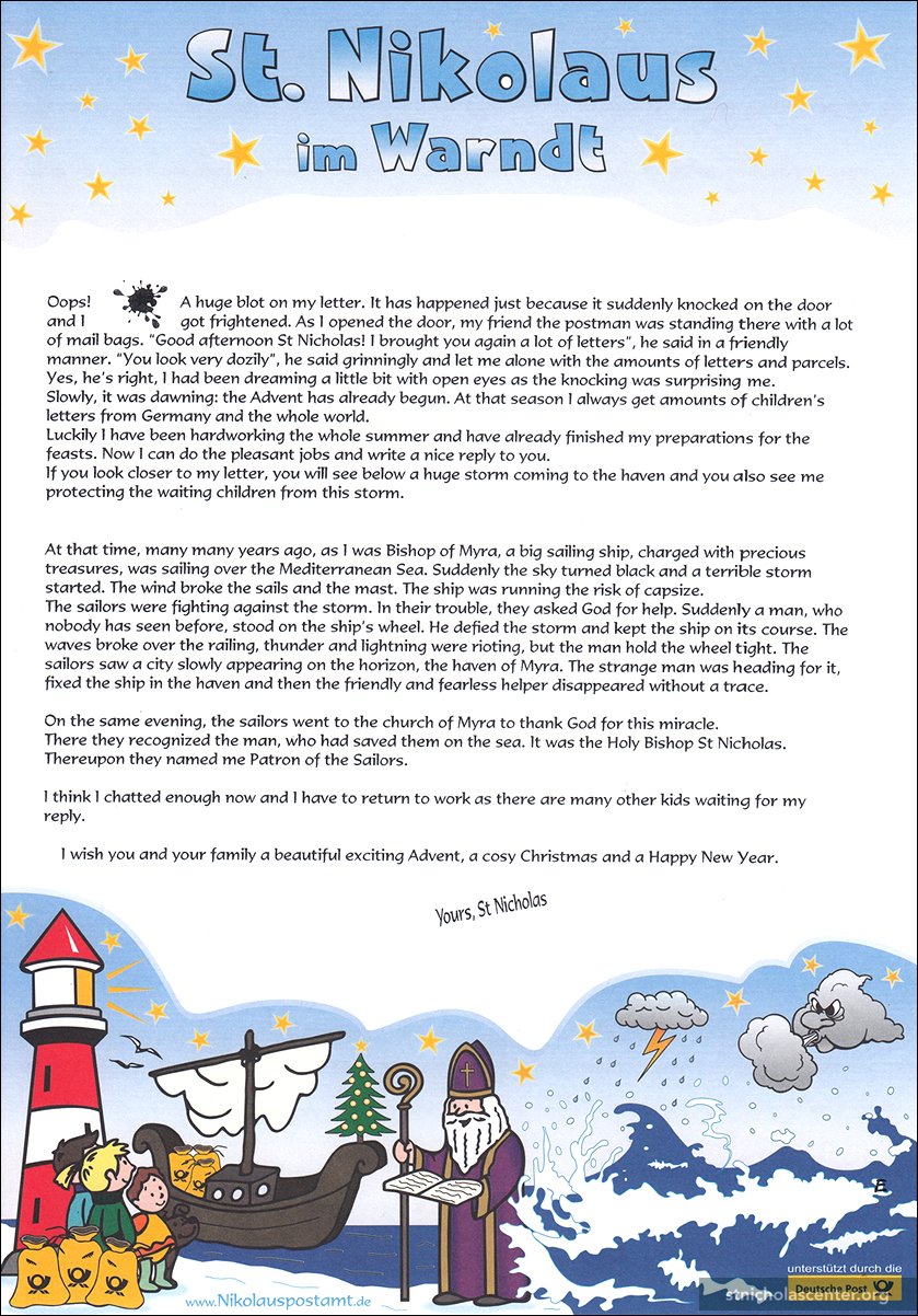 2015 Nikolaus letter