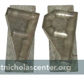 Metal letter molds, F & P