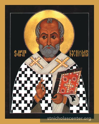 St Nicholas prayer card