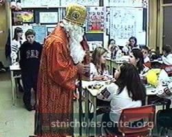 St Nicholas in classroom